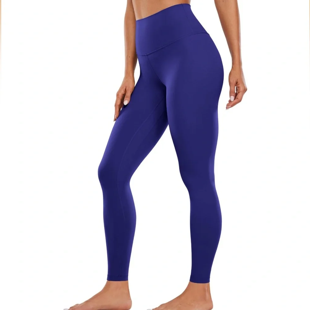 CRZ YOGA Butterluxe High Waisted Leggings 28" | Small | Lakspur Blue | NWOT - Picture 1 of 8